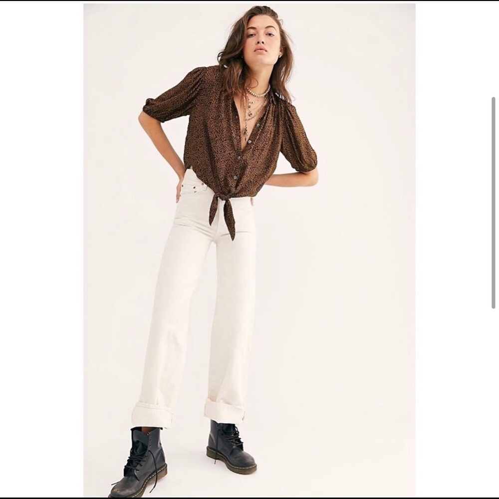 Free People Celia Printed Blouse - Picture 4 of 5